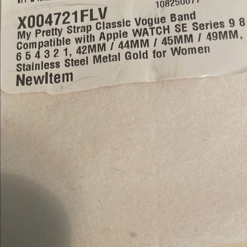 Gold Apple Watch Arm/Wristband